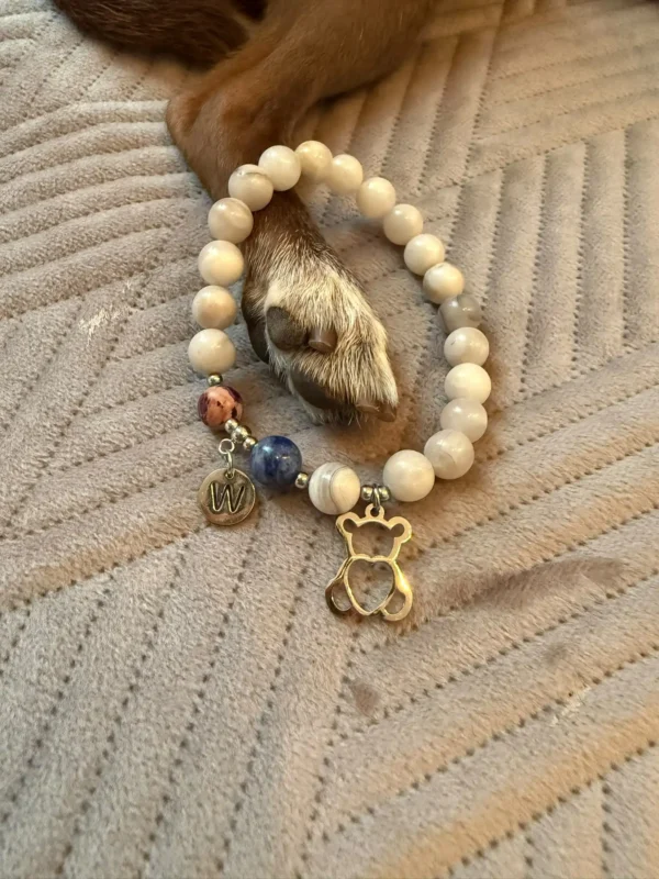 miloe-bransoletka-agat1218 PET STORY PIASEK, personalizowana bransoletka